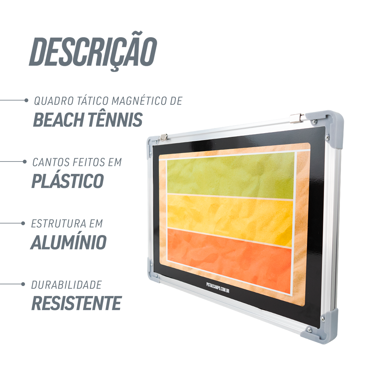 Quadro Tático de Esportes de Areia Magnético Velden