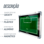 Quadro Tático de Futebol Society Magnético Velden