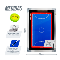 Quadro Tático de Futsal Magnético Velden