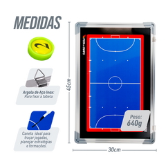 Quadro Tático de Futsal Magnético Velden