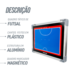 Quadro Tático de Futsal Magnético Velden