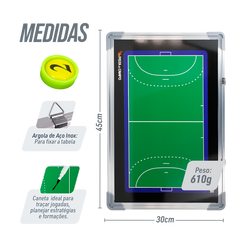 Quadro Tático de Handebol Magnético Velden