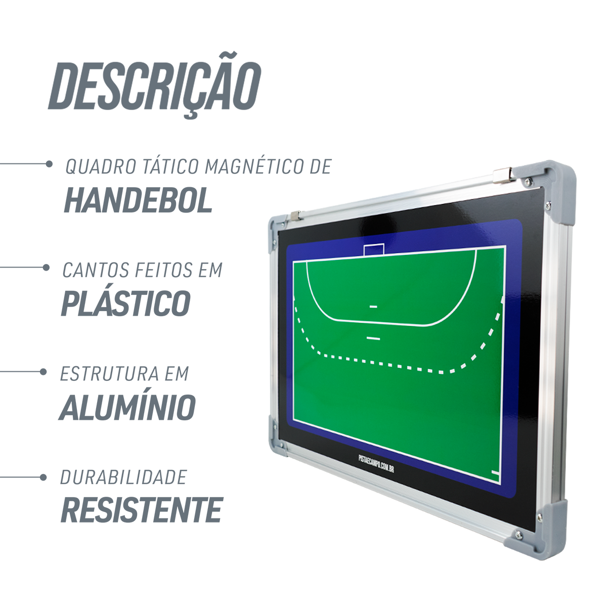 Quadro Tático de Handebol Magnético Velden