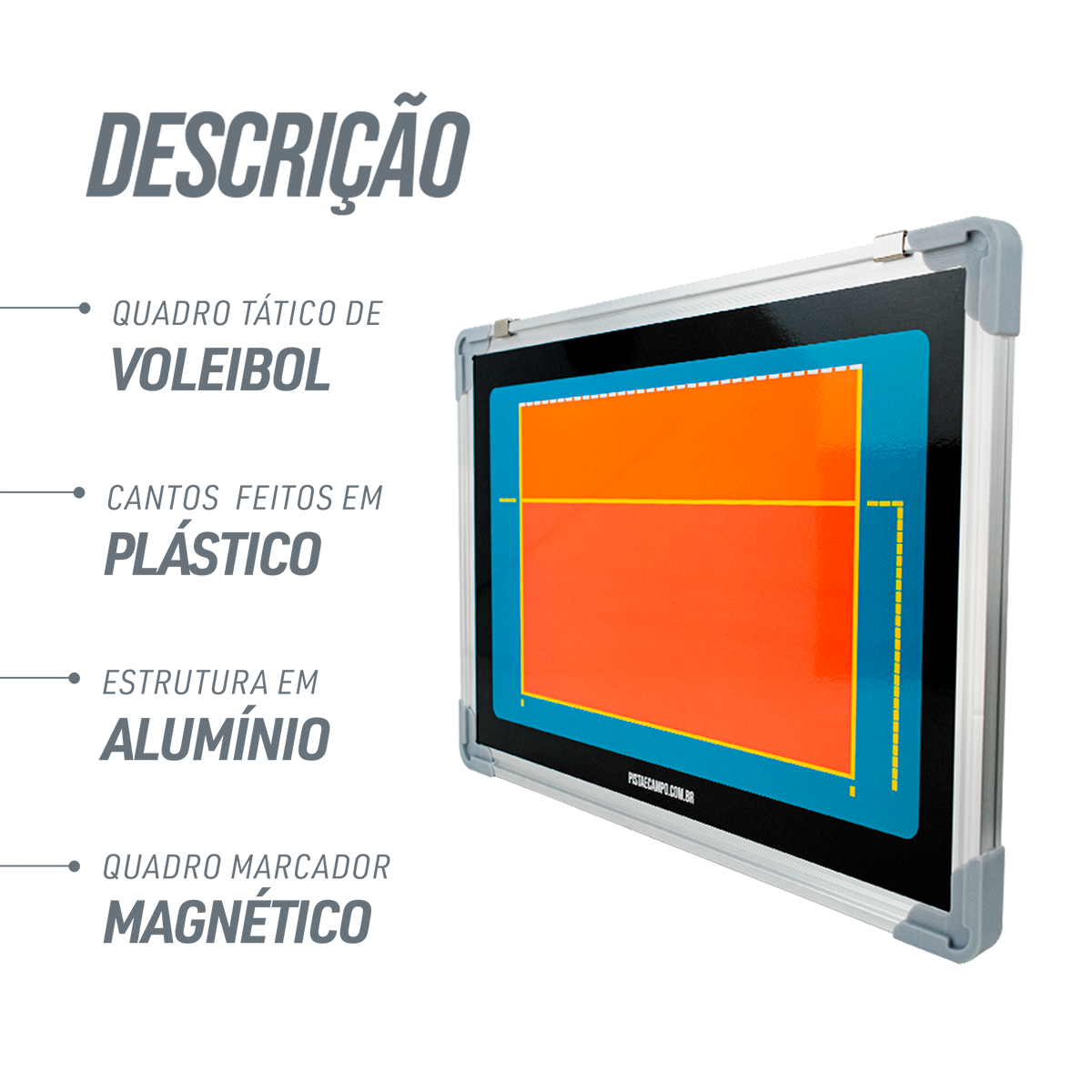 Quadro Tático de Voleibol Magnético Velden