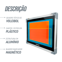 Quadro Tático de Voleibol Magnético Velden