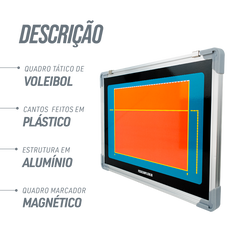 Quadro Tático de Voleibol Magnético Velden