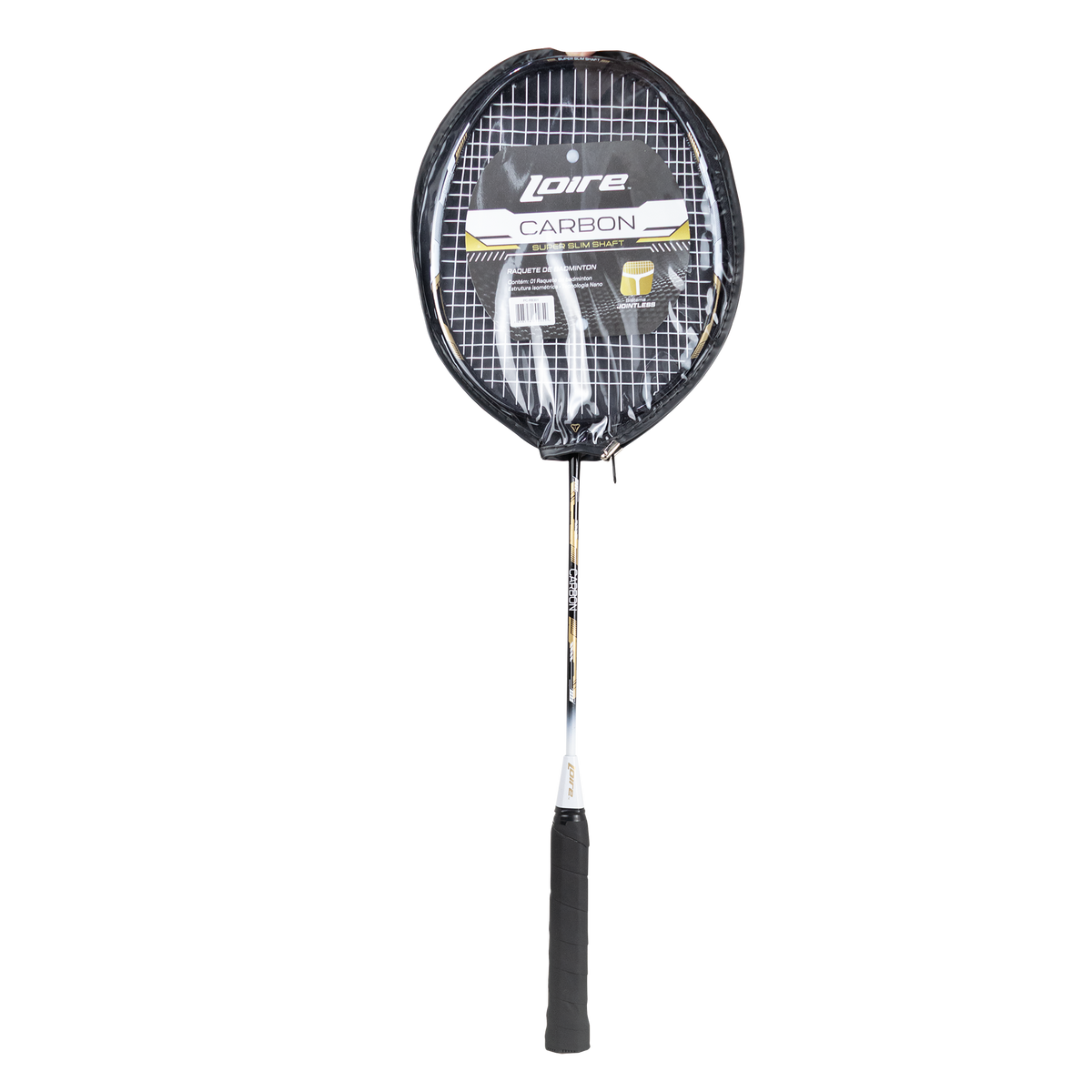 Raquete de Badminton Fibra de Carbono Isométrica Loire