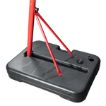 Tabela de basquete infantil móvel com poste, tabela e aro Pista e Campo