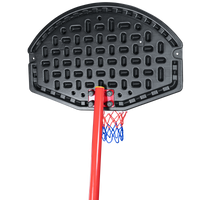 Tabela de basquete infantil móvel com poste, tabela e aro Pista e Campo