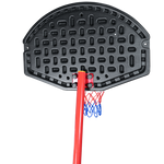 Tabela de basquete infantil móvel com poste, tabela e aro Pista e Campo