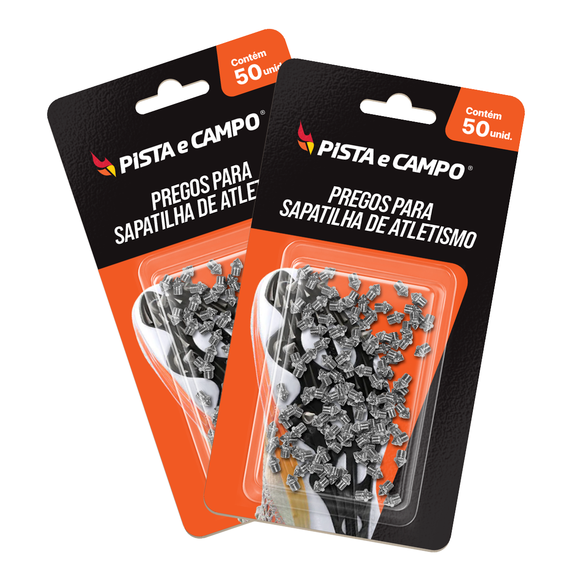 Pregos de Atletismo 3,2mm Pirâmide Hexagonal Pista e Campo