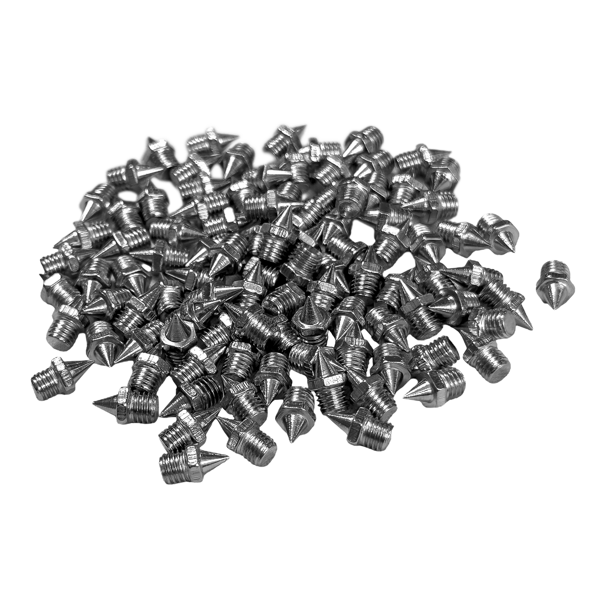 Pregos de Atletismo 4,8mm Pirâmide Hexagonal Pista e Campo