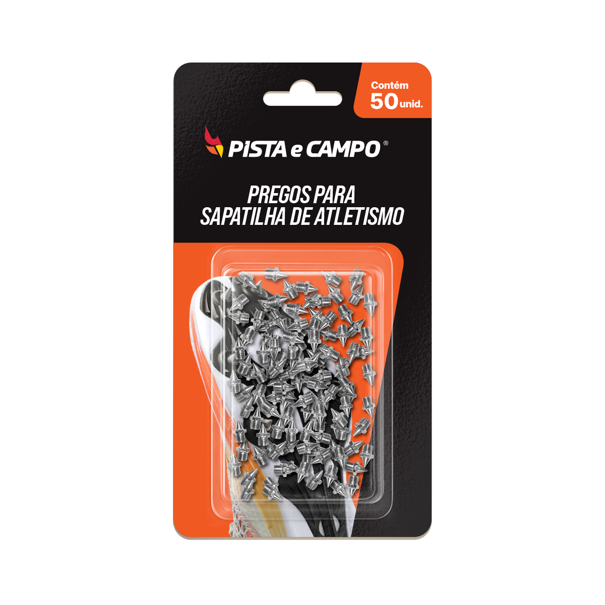 Pregos de Atletismo 4,8mm Pirâmide Hexagonal Pista e Campo