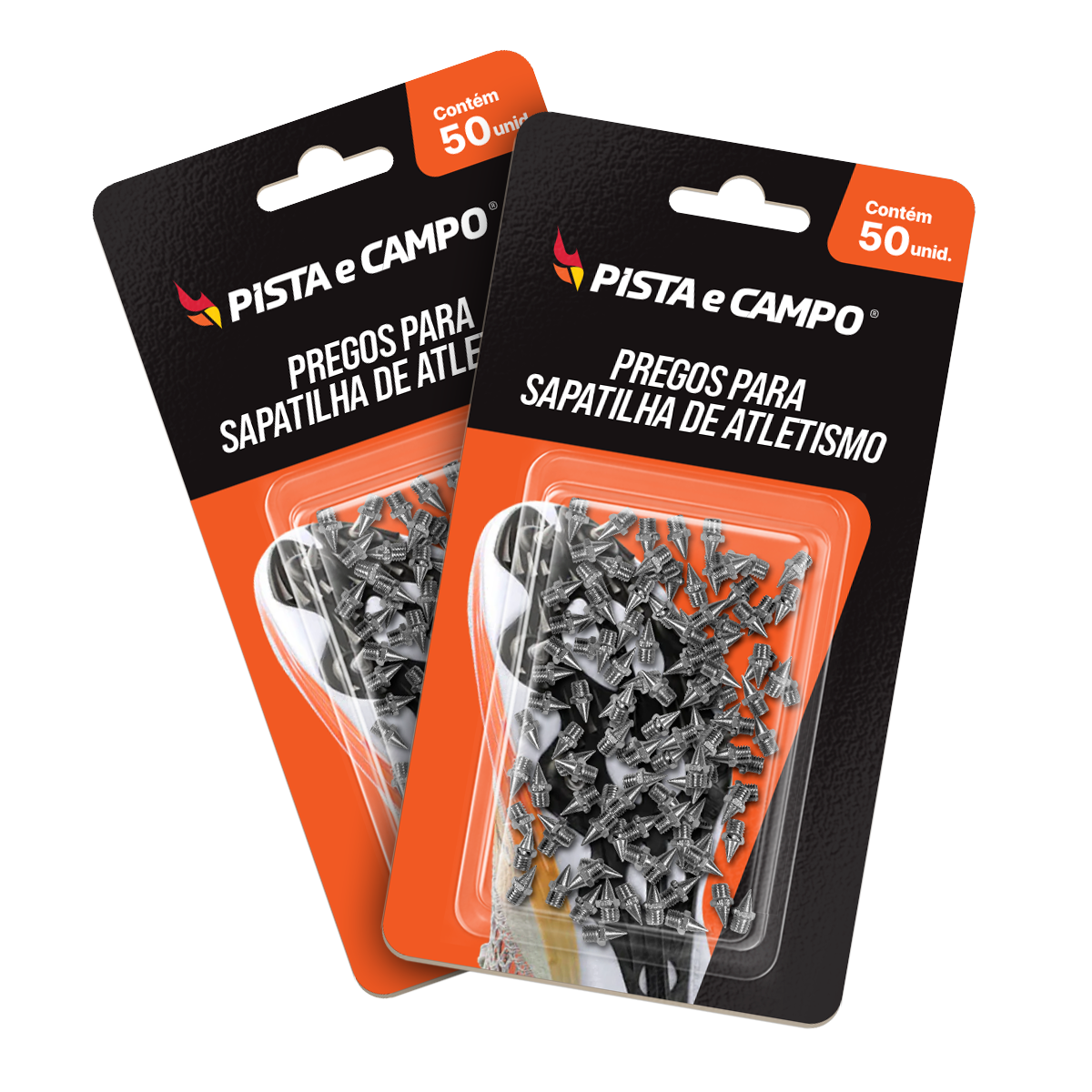 Pregos de Atletismo 6,4mm Pirâmide Hexagonal Pista e Campo