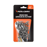 50 Pregos para Sapatilha de Atletismo 12,7mm Pirâmide Pista e Campo