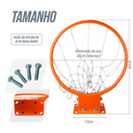 Aro 45cm Profissional de Basquete com Amortecedor Velden