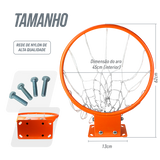 Aro 45cm Profissional de Basquete com Amortecedor Velden