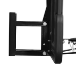 Tabela de basquete de parede quadro transparente de 110x74cm com aro e rede Pista e Campo