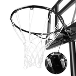 Tabela de basquete de parede quadro transparente de 110x74cm com aro e rede Pista e Campo