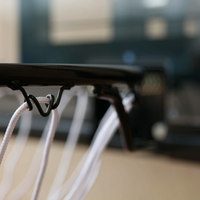 Tabela de basquete de parede quadro transparente de 110x74cm com aro e rede Pista e Campo