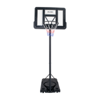 Tabela de basquete adulto móvel com poste, tabela de acrílico e aro Velden