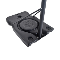 Tabela de basquete adulto móvel com poste, tabela de acrílico e aro Velden