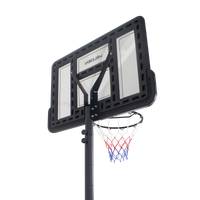 Tabela de basquete adulto móvel com poste, tabela de acrílico e aro Velden