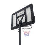 Tabela de basquete adulto móvel com poste, tabela de acrílico e aro Velden