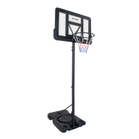 Tabela de basquete adulto móvel com poste, tabela de acrílico e aro Velden