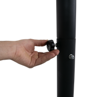 Tabela de basquete adulto móvel com poste, tabela de acrílico e aro Velden