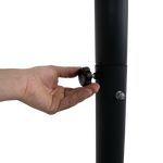 Tabela de basquete adulto móvel com poste, tabela de acrílico e aro Velden