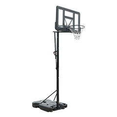 Tabela de basquete adulto móvel com poste, tabela de acrílico e aro modelo premium Pista e Campo