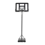 Tabela de basquete adulto móvel com poste, tabela de acrílico e aro modelo premium Pista e Campo