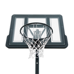 Tabela de basquete adulto móvel com poste, tabela de acrílico e aro modelo premium Pista e Campo