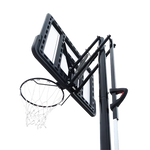 Tabela de basquete adulto móvel com poste, tabela de acrílico e aro modelo premium Pista e Campo