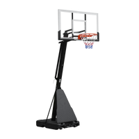 Tabela de basquete adulto móvel com poste, tabela e aro modelo top Velden