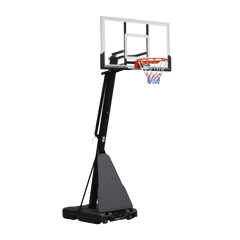 Tabela de basquete adulto móvel com poste, tabela e aro modelo top Velden