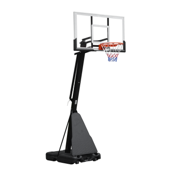 Tabela de basquete adulto móvel com poste, tabela e aro modelo top Velden