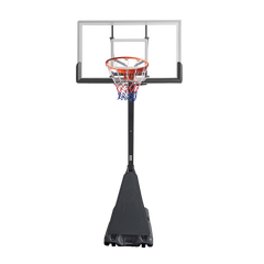 Tabela de basquete adulto móvel com poste, tabela e aro modelo top Velden