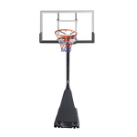 Tabela de basquete adulto móvel com poste, tabela e aro modelo top Velden