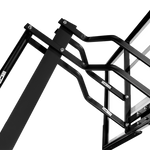 Tabela de basquete adulto móvel com poste, tabela e aro modelo top Velden