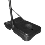 Tabela de basquete infantil juvenil móvel com poste, tabela plástica e aro Velden