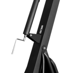 Poste fixo com tabela transparente, aro e rede de basquete oficial adulto premium Velden