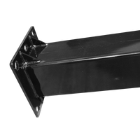 Poste fixo com tabela transparente, aro e rede de basquete oficial adulto premium Velden