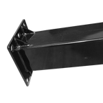 Poste fixo com tabela transparente, aro e rede de basquete oficial adulto premium Velden