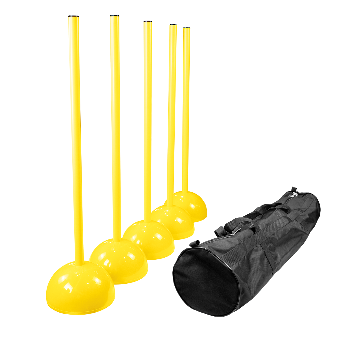 Kit 5 Estacas de Slalom com Base e Bolsa Velden