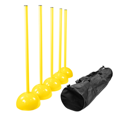 Kit 5 Estacas de Slalom com Base e Bolsa Velden