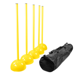 Kit 5 Estacas de Slalom com Base e Bolsa Velden