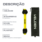 Escada de agilidade com degraus ajustáveis de plástico 8m de comprimento Velden