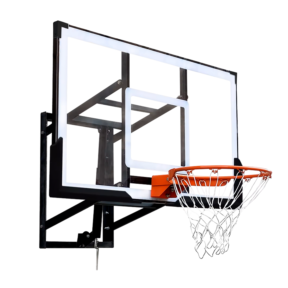 Tabela de basquete adulto de parede modelo Fly ajustável Pista e Campo